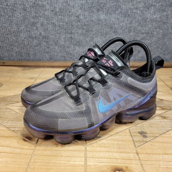 Nike Air Vapormax 2019 Throwback Future Shoes Women's‎ Size 7 Gray Black Laser - Picture 2 of 11